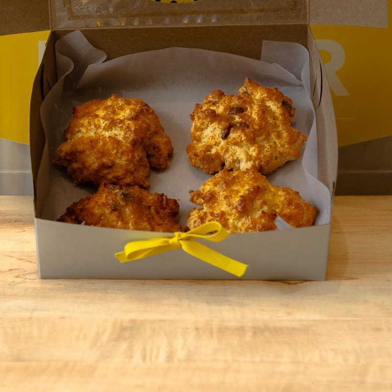 Original Taste Bender biscones in an open box