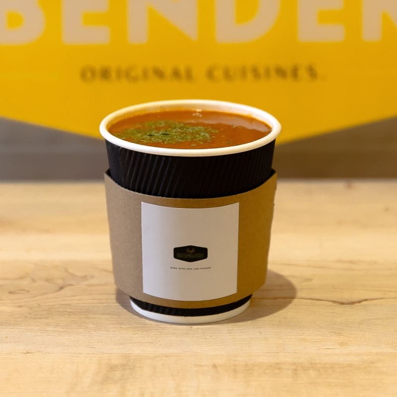 A Taste Bender soup serving